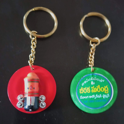 "Etikoppaka Wooden Keychain - Click here to View more details about this Product